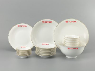 Bộ Đồ Ăn In Logo Toyota