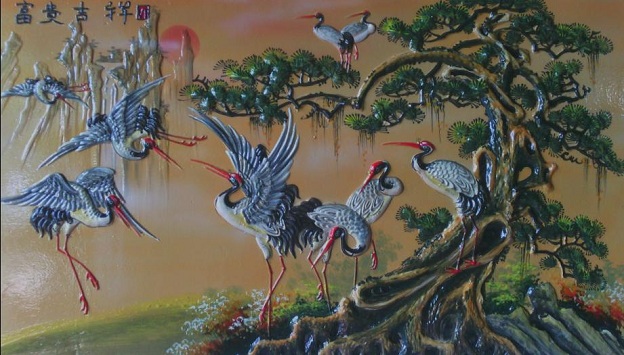 tranh gốm sứ