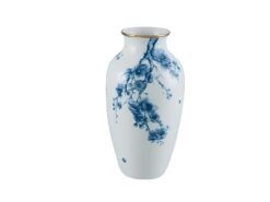 Bình Hoa Minh Long - Hoa Đào Colbat 27cm x 14.5cm