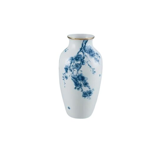 Bình Hoa Minh Long - Hoa Đào Colbat 27cm x 14.5cm