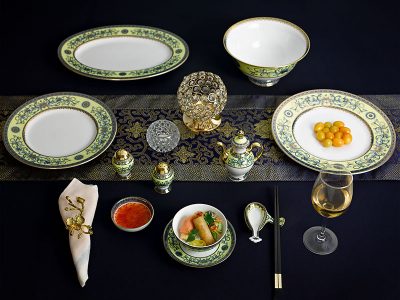 Bộ đồ ăn 6 người Á 40 sản phẩm - Hoàng Cung - Hoàng Liên
