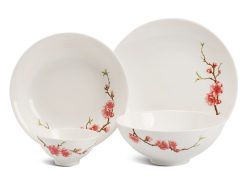 Bộ đồ ăn 9 sản phẩm - Daisy IFP - Hồng Đào