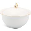 Thố 18 cm + nắp - Mẫu Đơn IFP - Chỉ Vàng