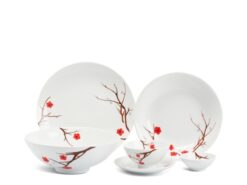 Bộ đồ ăn 22 Sản Phẩm - Daisy - Hồng Mai