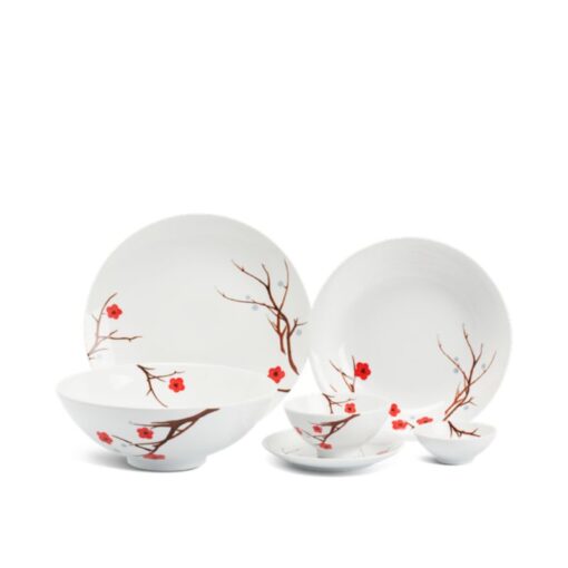 Bộ đồ ăn 22 Sản Phẩm - Daisy - Hồng Mai