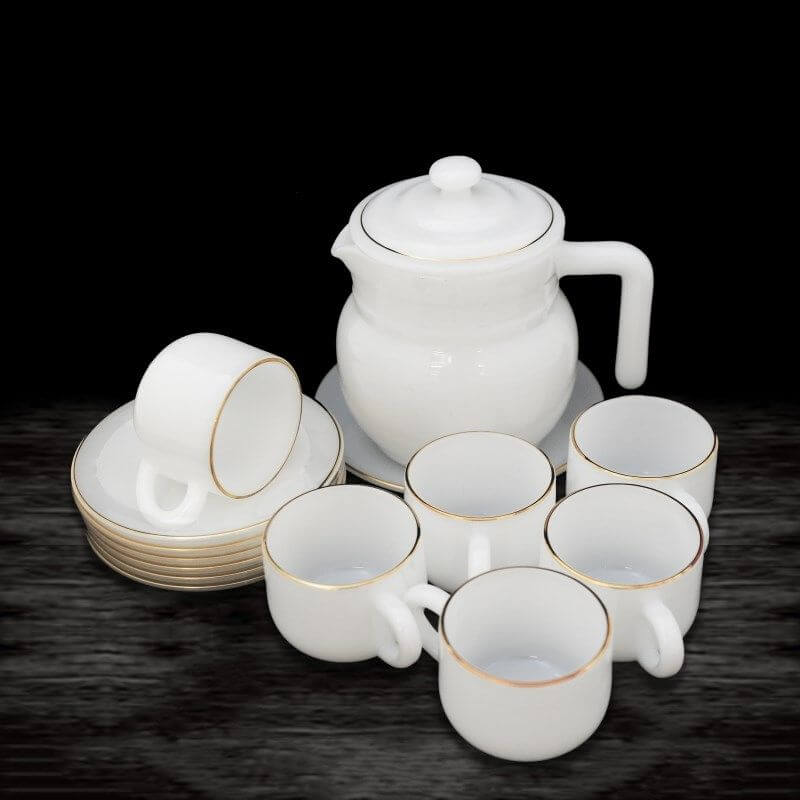 Bộ Trà Minh Long 0.8 L Camelia Kết Duyên