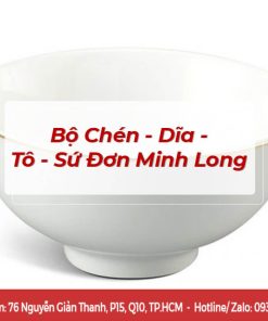 Bộ Chén Sứ - Dĩa -Tô