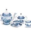 Bộ trà 1.3 L - Hoàng Cung - Hồn Việt Vàng Gốm sứ Minh Long