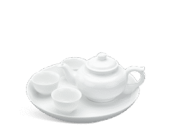 Bộ trà Minh Long 0.35 L Jasmine Trắng