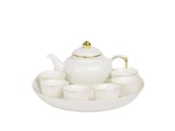 Bộ trà Minh Long 0.35L Jasmine IFP Chỉ Vàng