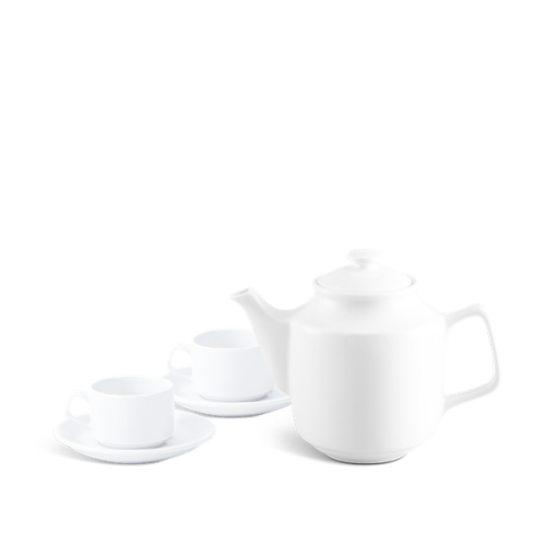Bộ trà Minh Long 0.7 L Jasmine Trắng