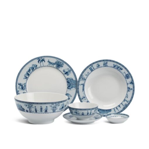 Bộ đồ ăn 6 người 24 sản phẩm – Jasmine – Thôn Dã