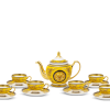 Bộ trà 0.8 L - Hoàng Cung - Thiên Hương (Vàng)