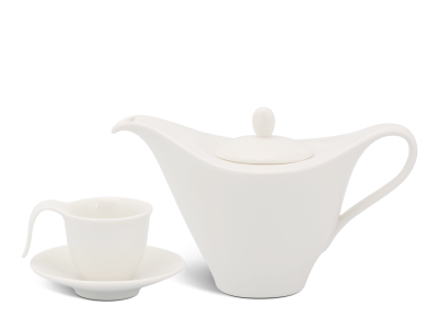 Bộ trà cao 0.45 L - Anh Vũ - Trắng Ngà