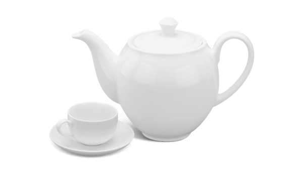 Bộ trà 0.8 L - Camellia - Trắng