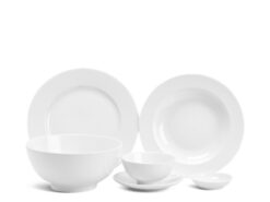 Bộ đồ ăn 10 người 36 sản phẩm - Jasmine - Trắng
