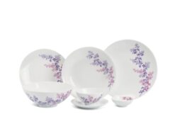 Bộ đồ ăn 24SP Cỏ tím 6 Người Ăn