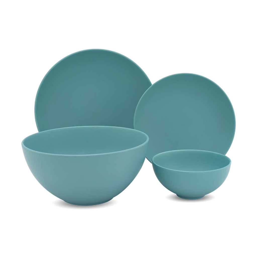 Bộ đồ ăn 09 sản phẩm Timeless màu xanh dương