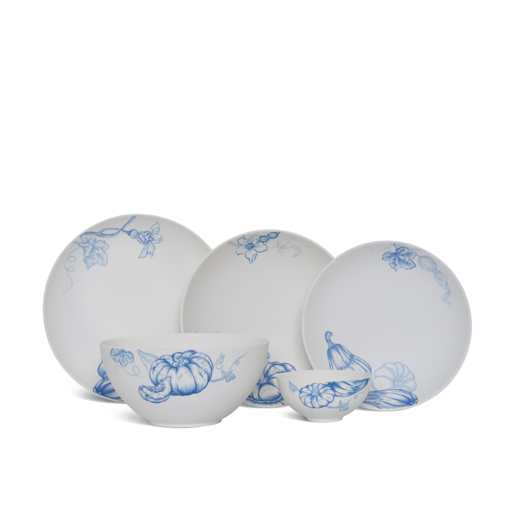 Bộ đồ ăn 17 sản phẩm Timeless IFP vườn nhà sương mờ