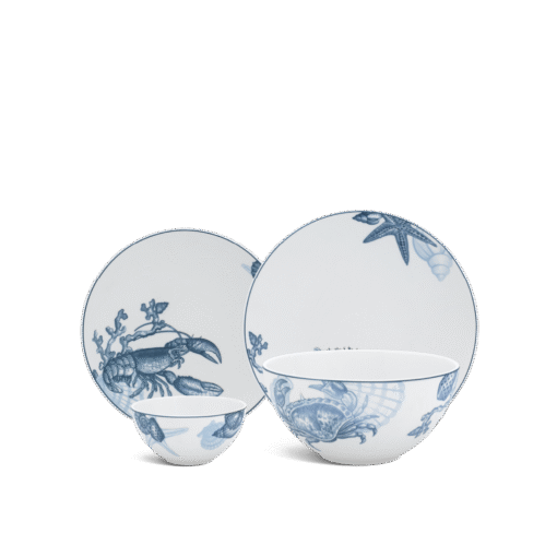 Bộ đồ ăn 6 người – 9 sản phẩm Timeless đại dương sương mờ