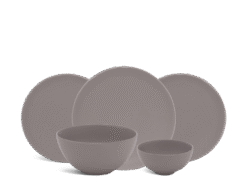 Bộ đồ ăn 17 sản phẩm Timeless màu xám 3