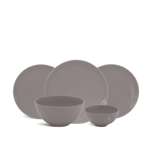 Bộ đồ ăn 17 sản phẩm Timeless màu xám 3