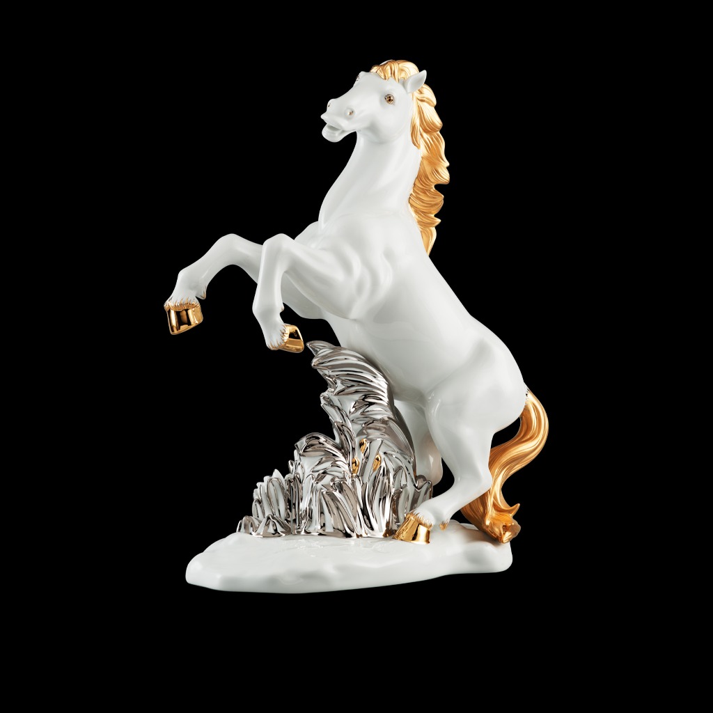 Ngựa Chiến Thắng - Tượng - Tô vàng + TTBK