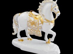 TƯỢNG BẢO MÃ 23.9 CM TRANG TRÍ VÀNG