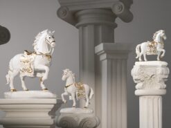 Tượng Bảo Mã 10.5 cm - Tượng - Trắng